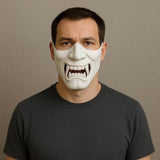 Alternate product view of 3D Printed Oni Samurai Half Face Mask.