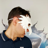 Alternate gallery view of Bird Mask | Feathered Raven Cosplay Mask | Halloween Costume Mask.