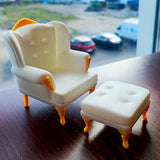 Alternate product view of 3D Printed 1:12 Victorian Sofa and Ottoman.