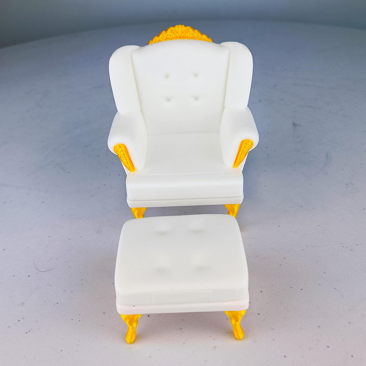 Additional product view of 3D Printed 1:12 Victorian Sofa and Ottoman.
