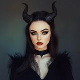 Gothic Demon Horns | 3D Printed Costume Horns | Cosplay Headpiece