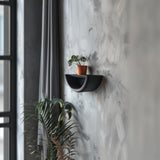 Alternate product view of 3D Printed Half-Circle Wall Shelf.