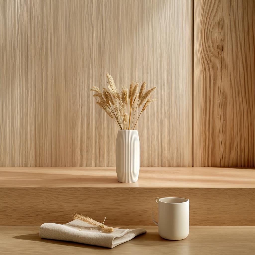 3D Printed Ribbed Dry Flower Vase shown in the product image.