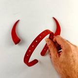 Additional product view of 3D Printed Demon Horns.