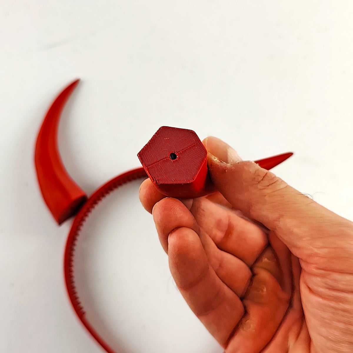 Product gallery view of 3D Printed Demon Horns.