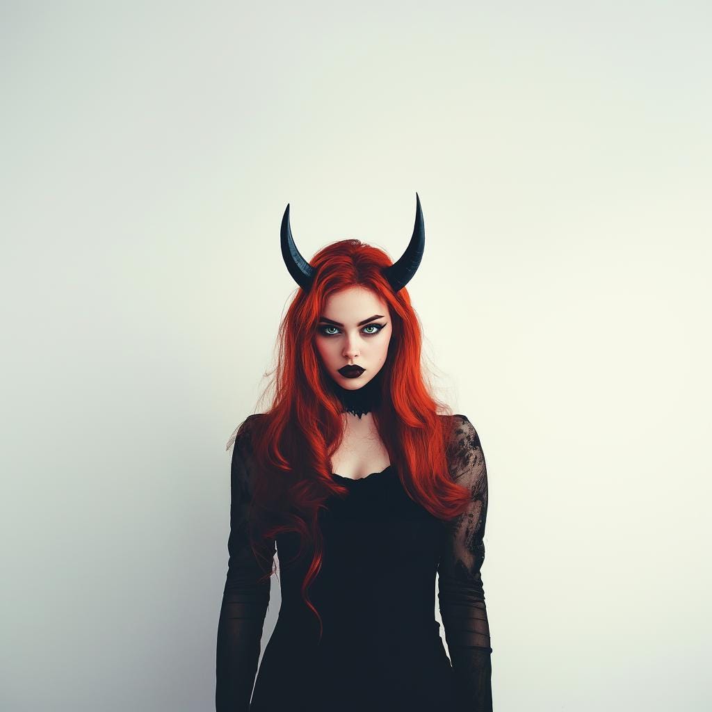 Additional product detail of 3D Printed Demon Horns.