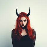 Alternate product presentation of 3D Printed Demon Horns.