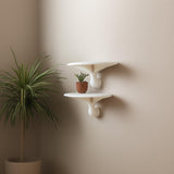 Product gallery view of 3D Printed Mushroom Wall Shelves.