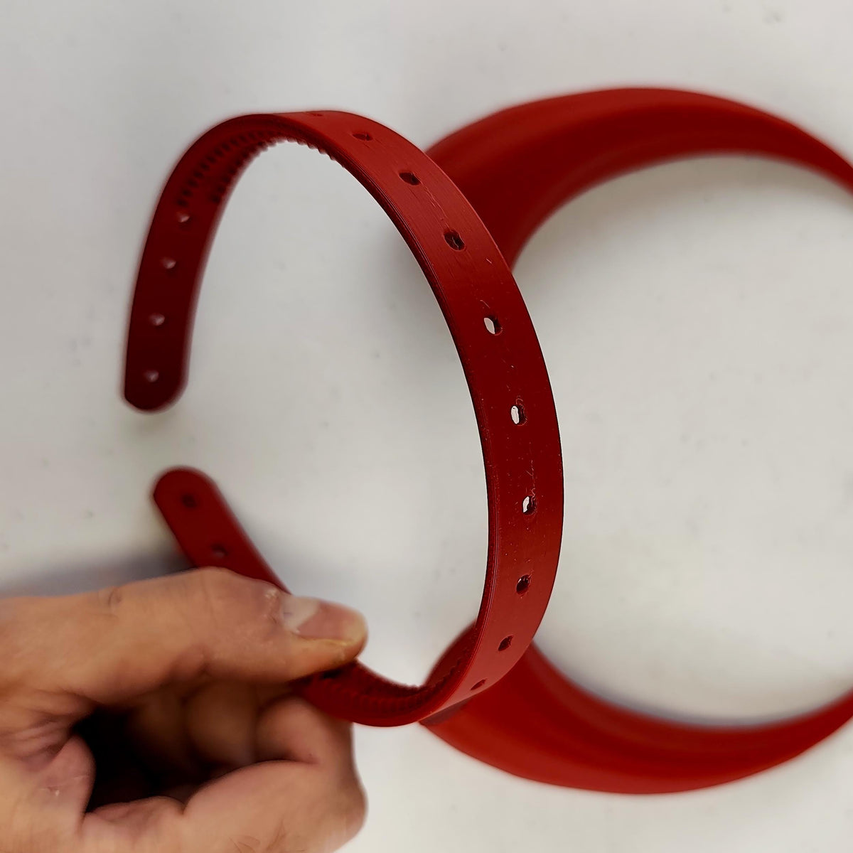 Additional product view of 3D Printed Demon Horns Costume Headband.