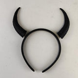 Additional product view of Subtle 3D Printed Demon Horns.