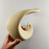 Alternate product view of 3D Printed Wave Wall Shelf.