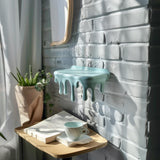 Alternate product view of 3D Printed Dripping Wall Shelf.