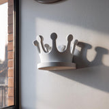 Product gallery view of 3D Printed Crown Nursery Wall Shelf.