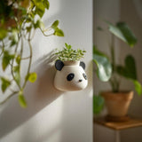 Alternate product view of 3D Printed Panda Wall Planter.