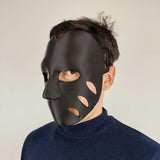 Product gallery view of 3D Printed Black Horror Cosplay Mask.