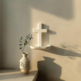 Product gallery view of 3D Printed Cross Prayer Wall Shelf.