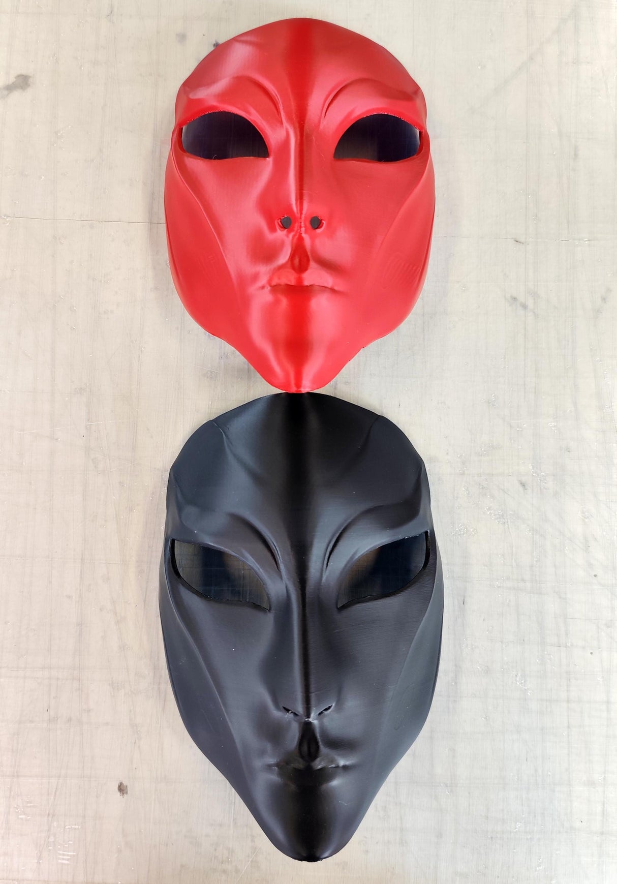 Additional product view of 3D Printed Phantom Assassin Mask.