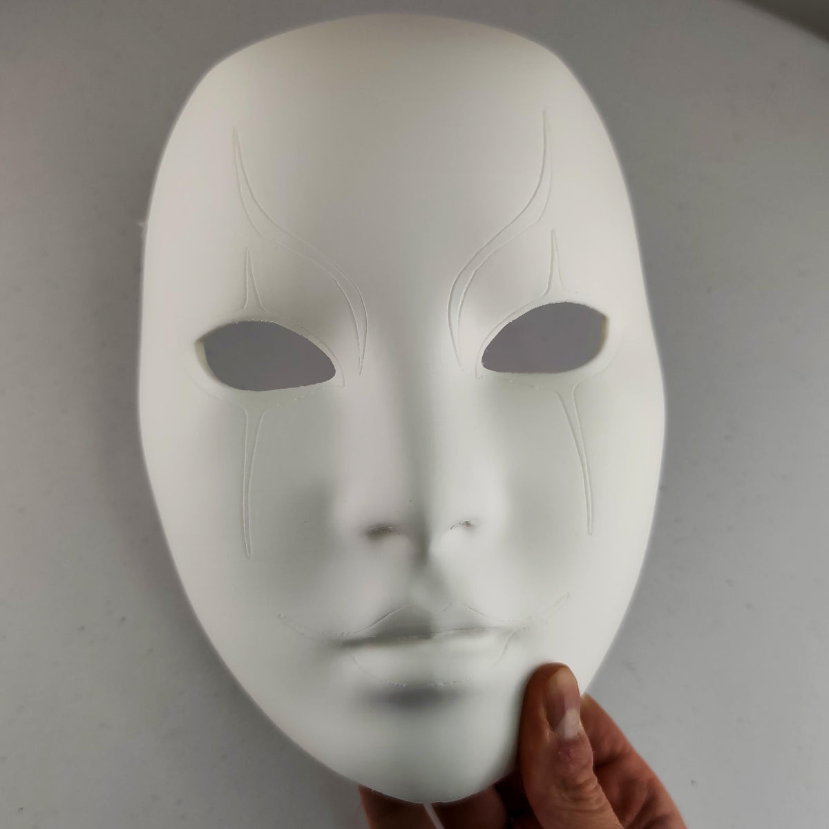 Product gallery view of 3D Printed Onryo Ghost Mask.