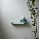 Alternate product view of 3D Printed Playful Bunny Wall Shelf.