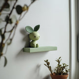 Alternate product view of 3D Printed Leaf Sprite Wall Shelf.