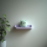 Alternate product view of 3D Printed Cube Cat Wall Shelf.