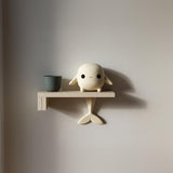 Product gallery view of 3D Printed Whale Character Wall Shelf.