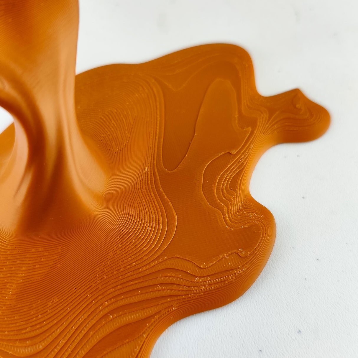 Alternate product display of Spilled Espresso Sculpture.