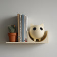 3D Printed Cat Bookend Wall Shelf shown in the product image.