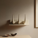 Product gallery view of 3D Printed Spiked Horn Wall Shelf.
