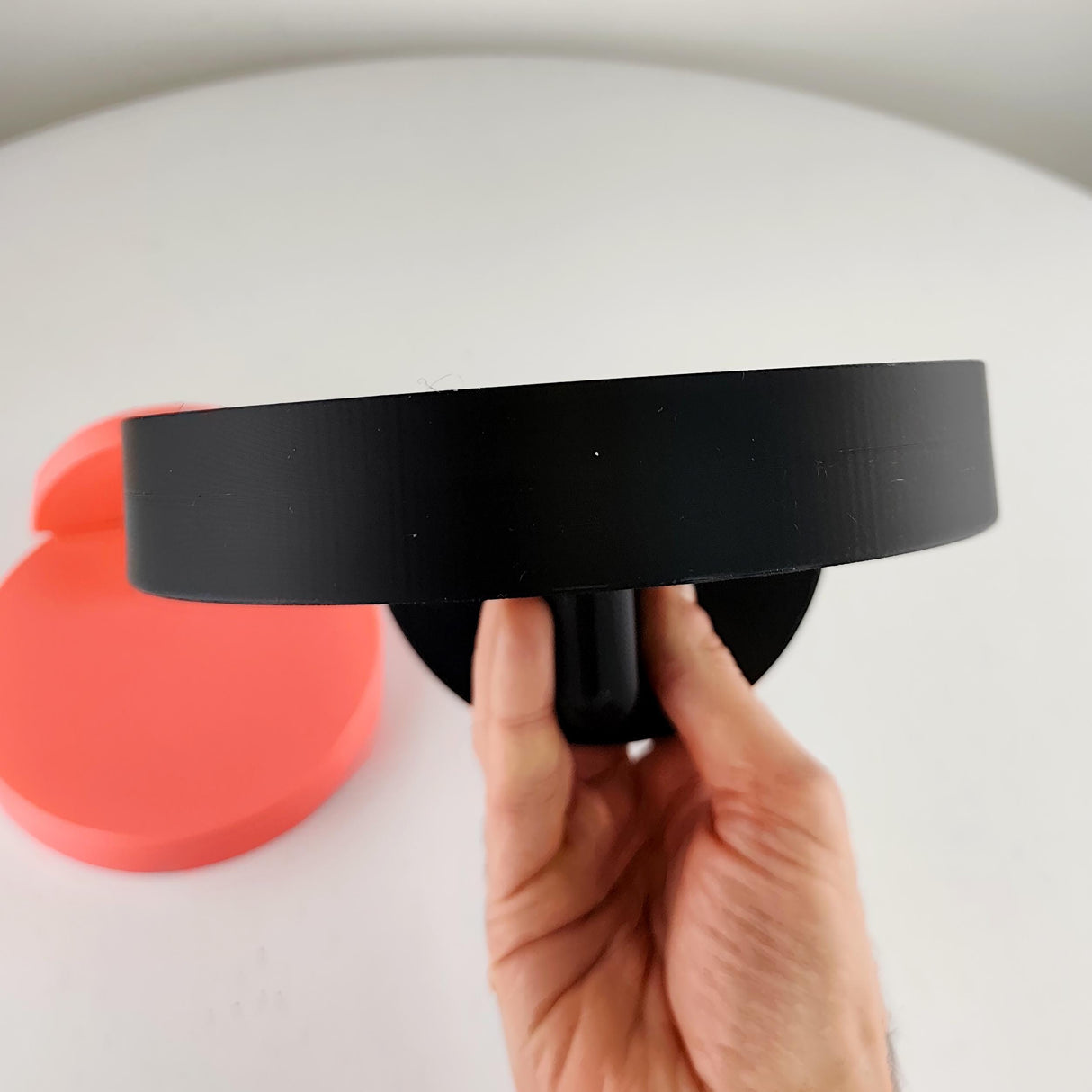 Product gallery view of 3D Printed Circular Frame Wall Shelf.