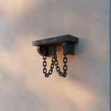 Alternate product view of 3D Printed Double Chain Gothic Wall Shelf.