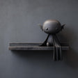 Alternate product presentation of 3D Printed Vampire Bat Wall Shelf.