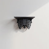Alternate product view of 3D Printed Ribcage Wall Shelf.