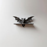 Alternate product view of 3D Printed Gothic Bat Wall Shelf.