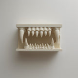 Product gallery view of 3D Printed Monster Jaw Wall Shelf.