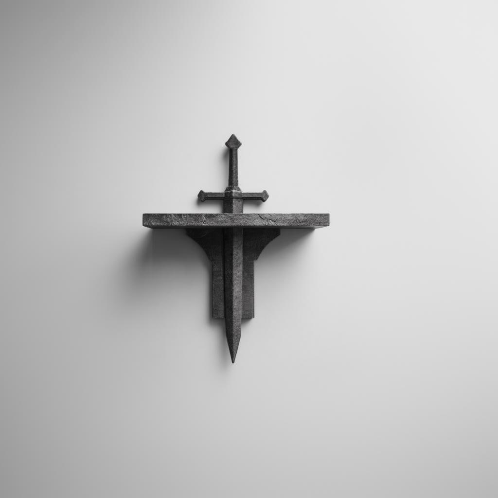 Alternate product view of 3D Printed Fantasy Relic Display Shelf.