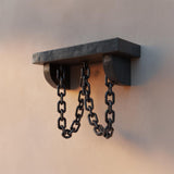 Product gallery view of 3D Printed Double Chain Gothic Wall Shelf.
