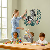 Product gallery view of Boho Zebra Wall Decal.