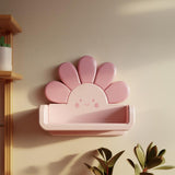 Product gallery view of 3D Printed Kawaii Flower Wall Shelf.