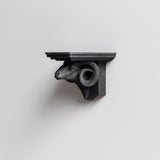 Alternate product view of 3D Printed Aries Ram Head Wall Shelf.
