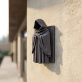 Product gallery view of 3D Printed Gothic Hooded Figure Wall Art.