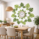 Product presentation view of Monstera Leaf Wall Decal.