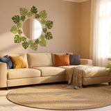 Product detail view of Monstera Leaf Wall Decal.