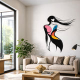 Product detail view of Abstract Woman Wall Art.