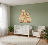 Additional product presentation of Capybara Family Wall Decal.