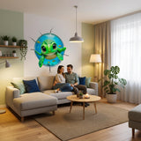 Product display view of Sea Turtle Wall Decal.