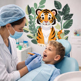Product gallery view 12 of Baby Tiger Wall Decal.