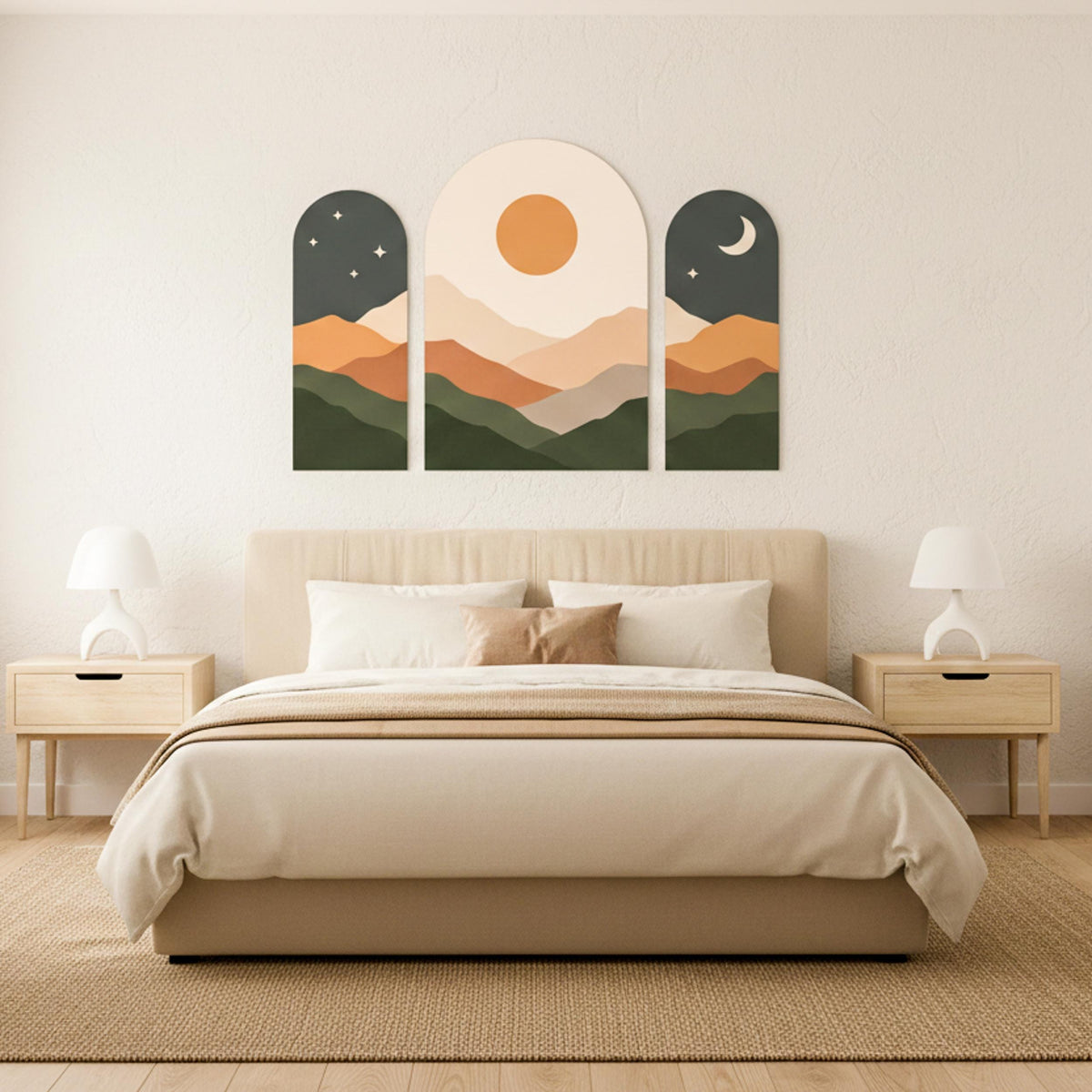 Additional product presentation of Boho Mountain Decal.