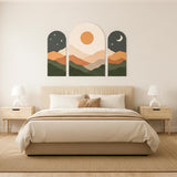 Additional product presentation of Boho Mountain Decal.
