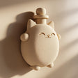3D printed cat wall vase with removable top for dried flowers
